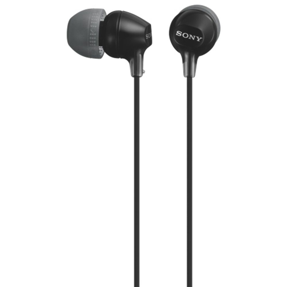 Sony slušalice EX15 crneIn-Ear BlackSmartphone Mic and Control slika 2