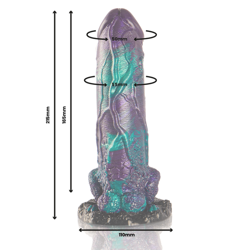 Epic Basilsk Dildo double scaly plesure slika 2