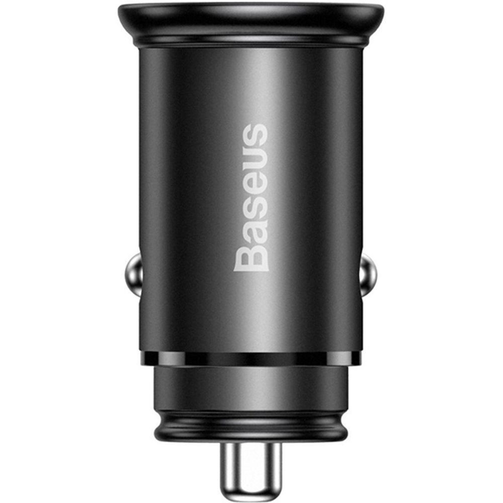 Baseus PPC USB A/C auto punjač, ​​QC4, VOOC (crni) slika 2
