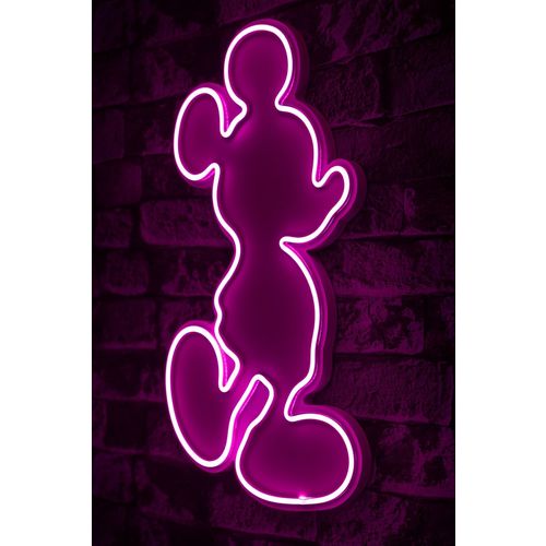 Wallity Ukrasna plastična LED rasvjeta, Mickey Mouse - Pink slika 8