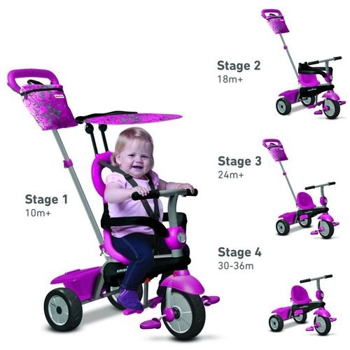 Smart Trike Tricikl Vanilla - Pink slika 5