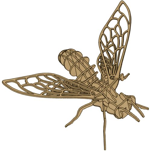 3D drvena slagalica pčela 32 elemenata slika 2