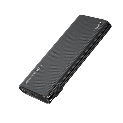 VEGER prijenosna baterija TC130 25000 mAh, crna slika 2