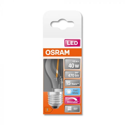 OSRAM LED sijalica E27 4.8W (40W) 4000K 470lm DIMM slika 3
