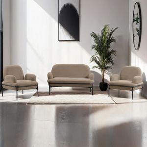 Sofa Set Aster - Cappuccino