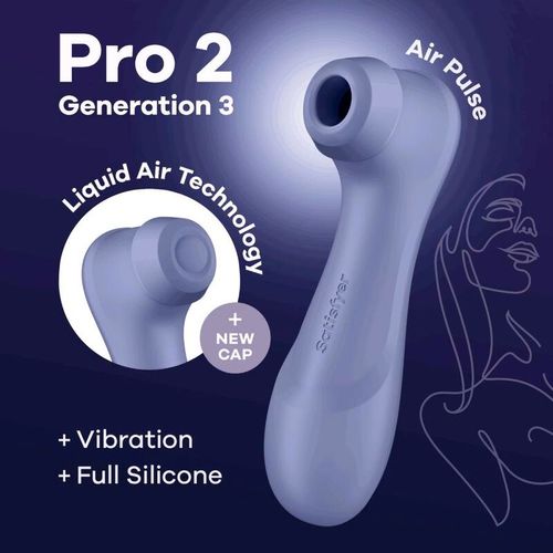 SATISFYER PRO 2 GENERATION 3 LIQUID AIR TECHNOLOGY - LILAC slika 3