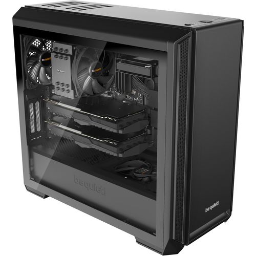 be quiet! BGW26 SILENT BASE 601 Window Black, MB compatibility: E-ATX / ATX / M-ATX / Mini-ITX, Two pre-installed be quiet! Pure Wings 2 140mm fans, Ready for water cooling radiators up to360mm slika 8