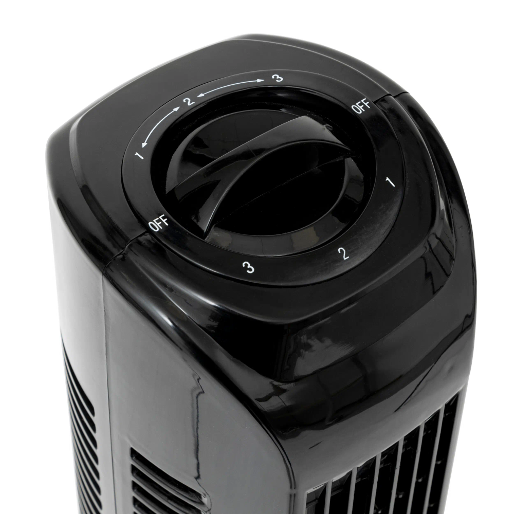 NEKA Samostojeći ventilator 78 cm crni – ventilator od čelika i PP slika 2