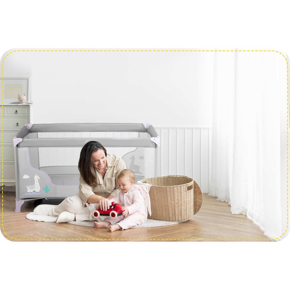 Putni krevetić 125 x 65 x 78 cm rk-240 siva i boja lavande slika 7
