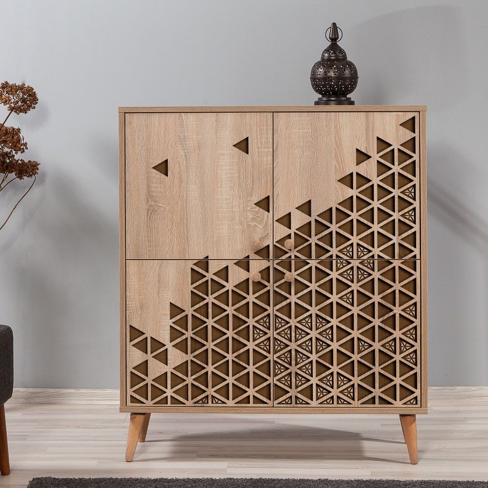 Multilux-124 Sonoma Oak Višenamjenski Ormar slika 2