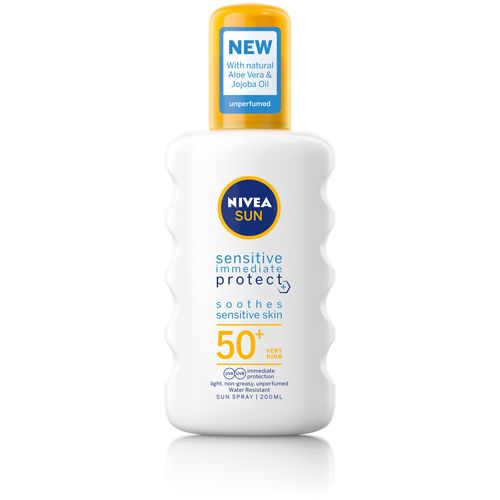 NIVEA SUN Sensitive sprej za umirenje kože SPF50+ 200 ml slika 1