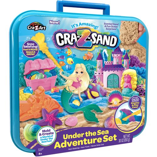 CRAZART set kinetički pijesak Ispod mora Cra-Z-Sand  850 g 19659 slika 1