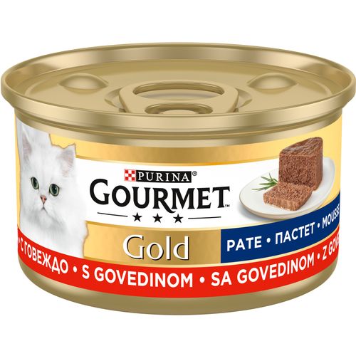 GOURMET GOLD Mousse Govedina, 85 g slika 1