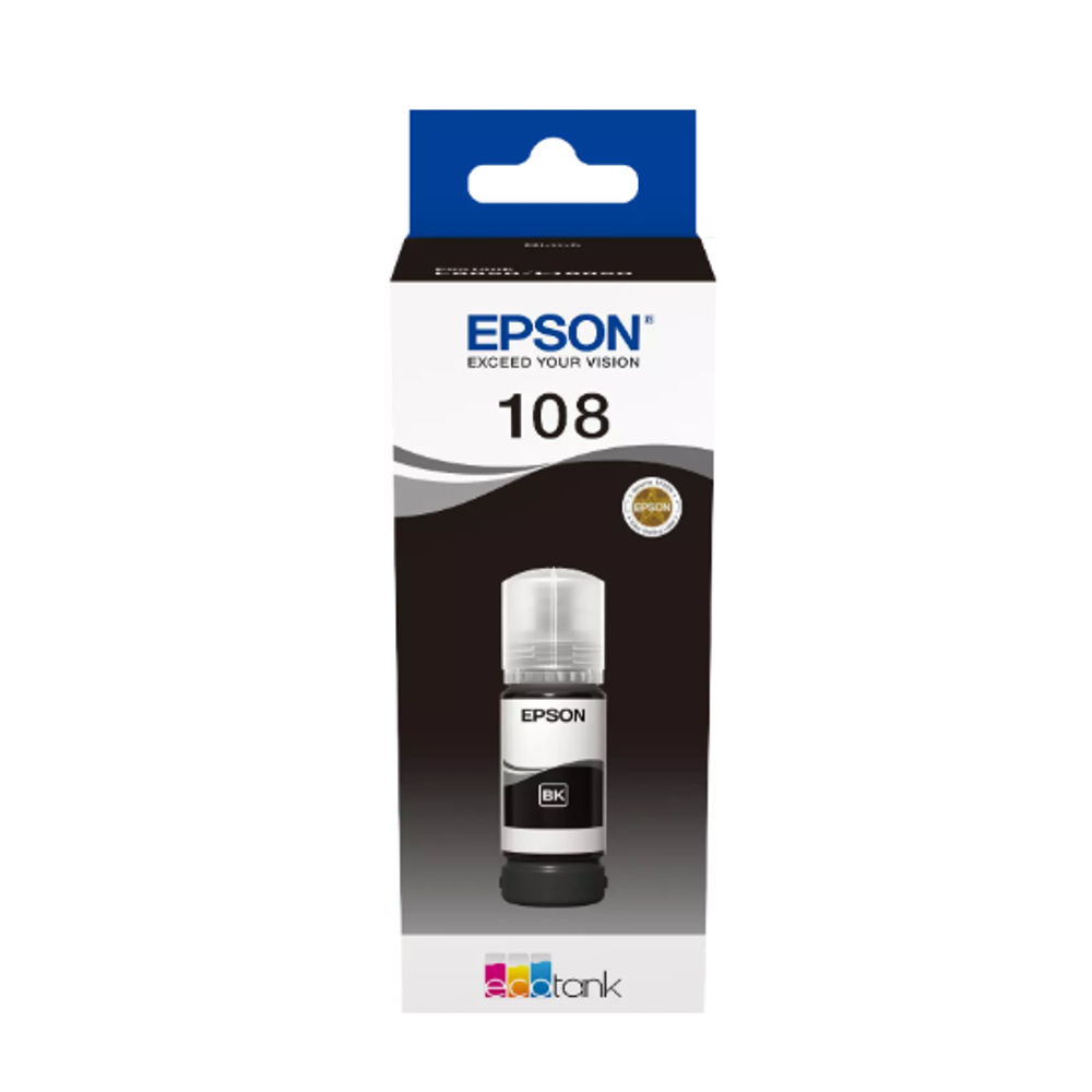 EPSON Tinta EcoTank 108 Black, C13T09C14A slika 1