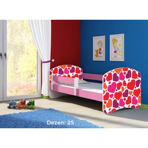 Deciji krevet ACMA II 180x80 + dusek 6 cm PINK25