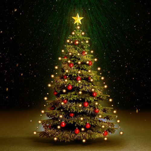Mrežasta rasvjeta za božićno drvce sa 180 LED žarulja 180 cm slika 8