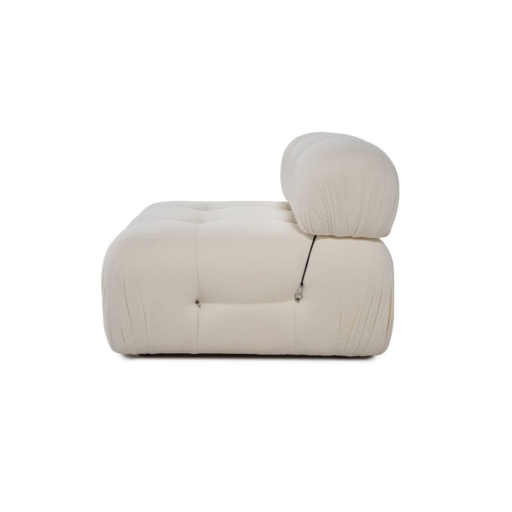 Bubble O1 - Bež Bijeli Sofa za Jednu Osobu slika 6