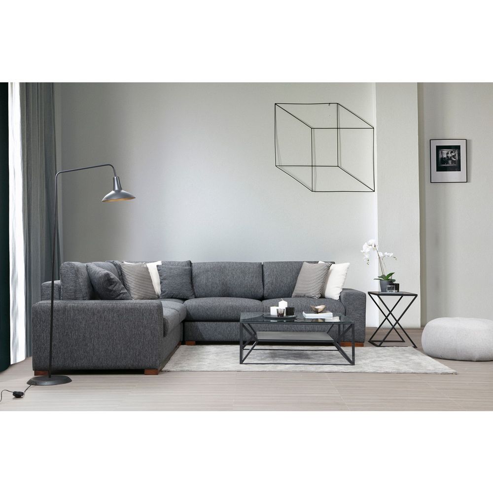 Ugaona garnitura Loop 7 u antracit boji slika 3
