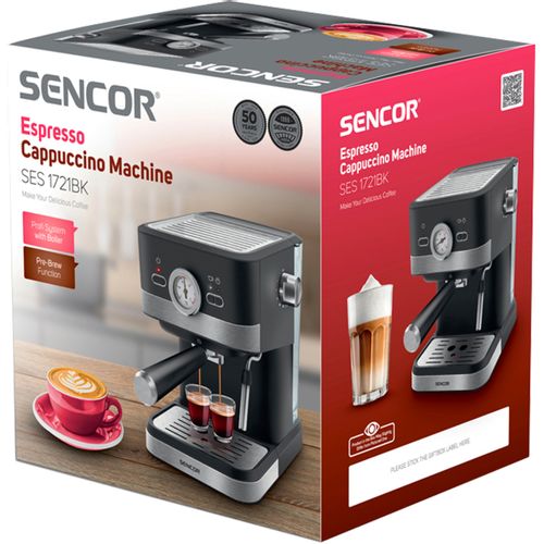 Sencor SES 1721BK Aparat za espresso kafu, Crna boja slika 4