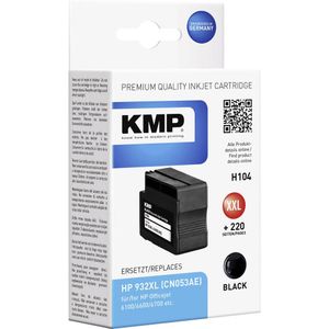 KMP tinta zamijenjen HP 932XL kompatibilan  crn H104 1725,4001