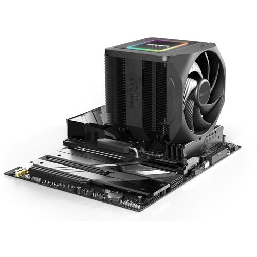 be quiet! BK037 Dark Rock ELITE [with Mounting Kit for Intel and AMD], ARGB LEDs, Two Silent Wings 135mm PWM fans 23.3dB(A), Seven high-performance copper heat pipes slika 4