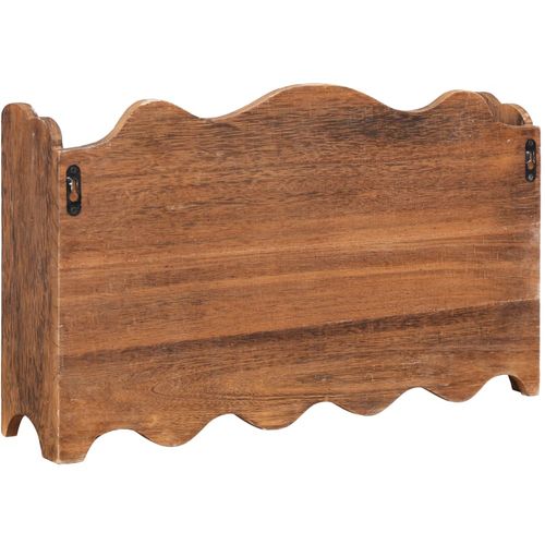 284233 Wall Mounted Coat Rack Brown 50x10x30 cm Wood slika 18