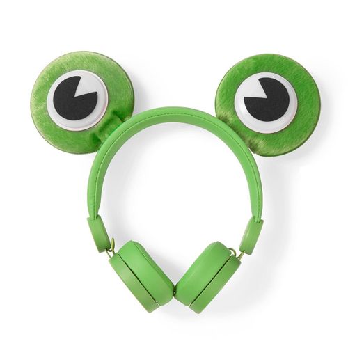 Slušalice NEDIS Freddy Frog, on-ear, 3.5mm, zelene slika 1