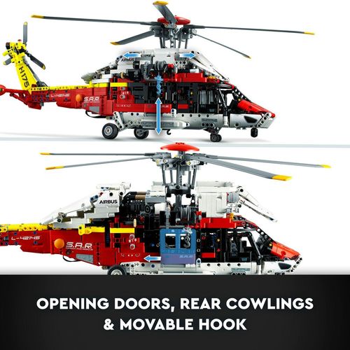 Set za Igru Vozila Lego Technic 42145 Airbus H175 Rescue Helicopter 2001 Dijelovi slika 4