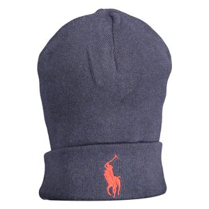 RALPH LAUREN MEN'S BLUE BEANIE