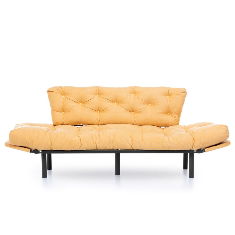 Nitta Triple - Mustard Trojnsjed - Sofa na Razvlačenje slika 6