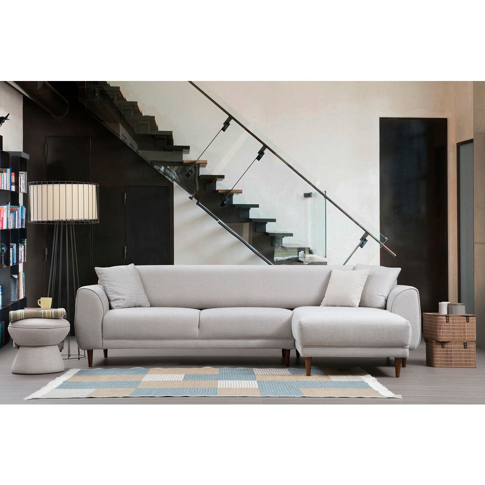 Bež Kutna Sofa na Razvlačenje (L3-Chl) slika 2