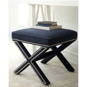 Pelona Capraz Pouffe 60 - Dark Blue Dark Blue Pouffe