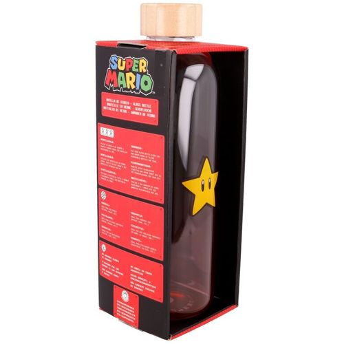 Nintendo Super Mario Bros glass bottle 1030ml slika 5