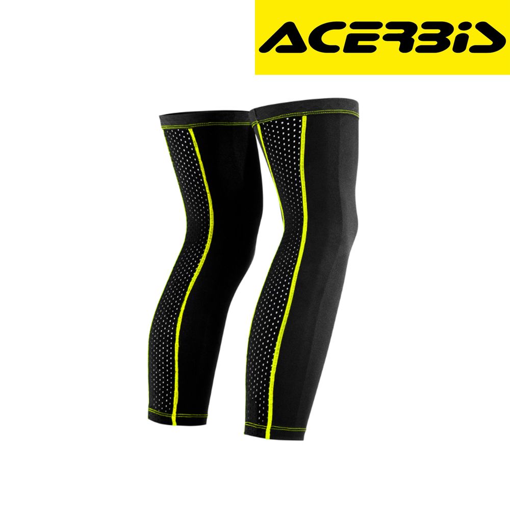 Čarape za štitnike - protektore za koljena za motor Acerbis K035 - Crne slika 1