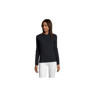 PODIUM ženska polo majica sa dugim rukavima - Teget, XL 
