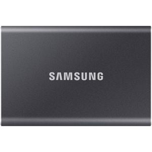Samsung SSD T7 External 2TB, USB 3.2, 1050/1000 MB/s, included USB Type C-to-C and Type C-to-A cables, 3 yrs, iron gray, EAN: 8806090312380