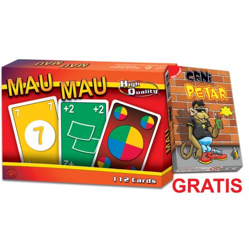 Grafoprint Games MAU MAU + Karte gratis slika 1