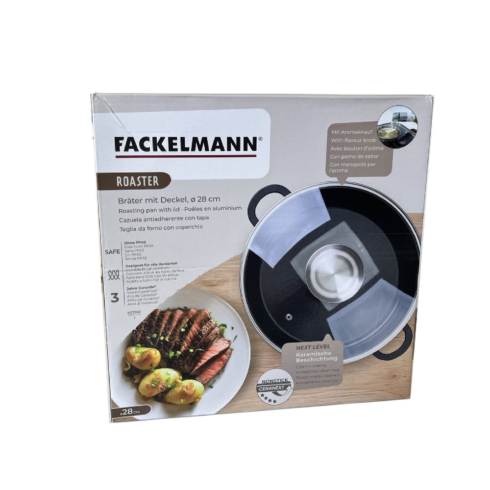 FACKELMANN Roaster Pekač fi28 cm s poklopcem slika 4