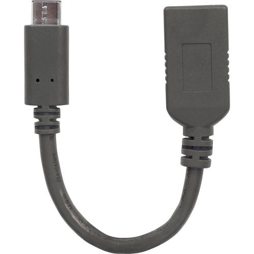 Manhattan USB kabel USB 3.2 gen. 1 (USB 3.0) USB-C® utikač, USB-A utičnica 0.15 m crna utikač primjenjiv s obje strane 355285 slika 2