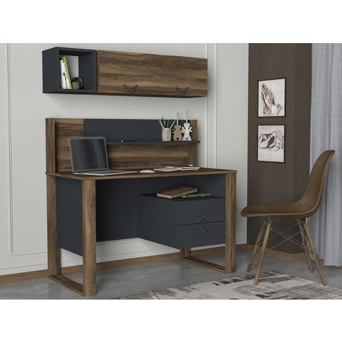 Woody Fashion Radni stol, Orah Antracit, Bumerang - Walnut, Anthracite slika 1