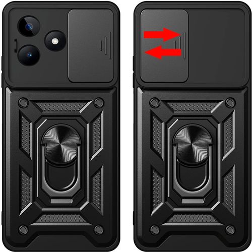 Techsuit – serija CamShield zaštitna maskica za Realme C53 – crna slika 2