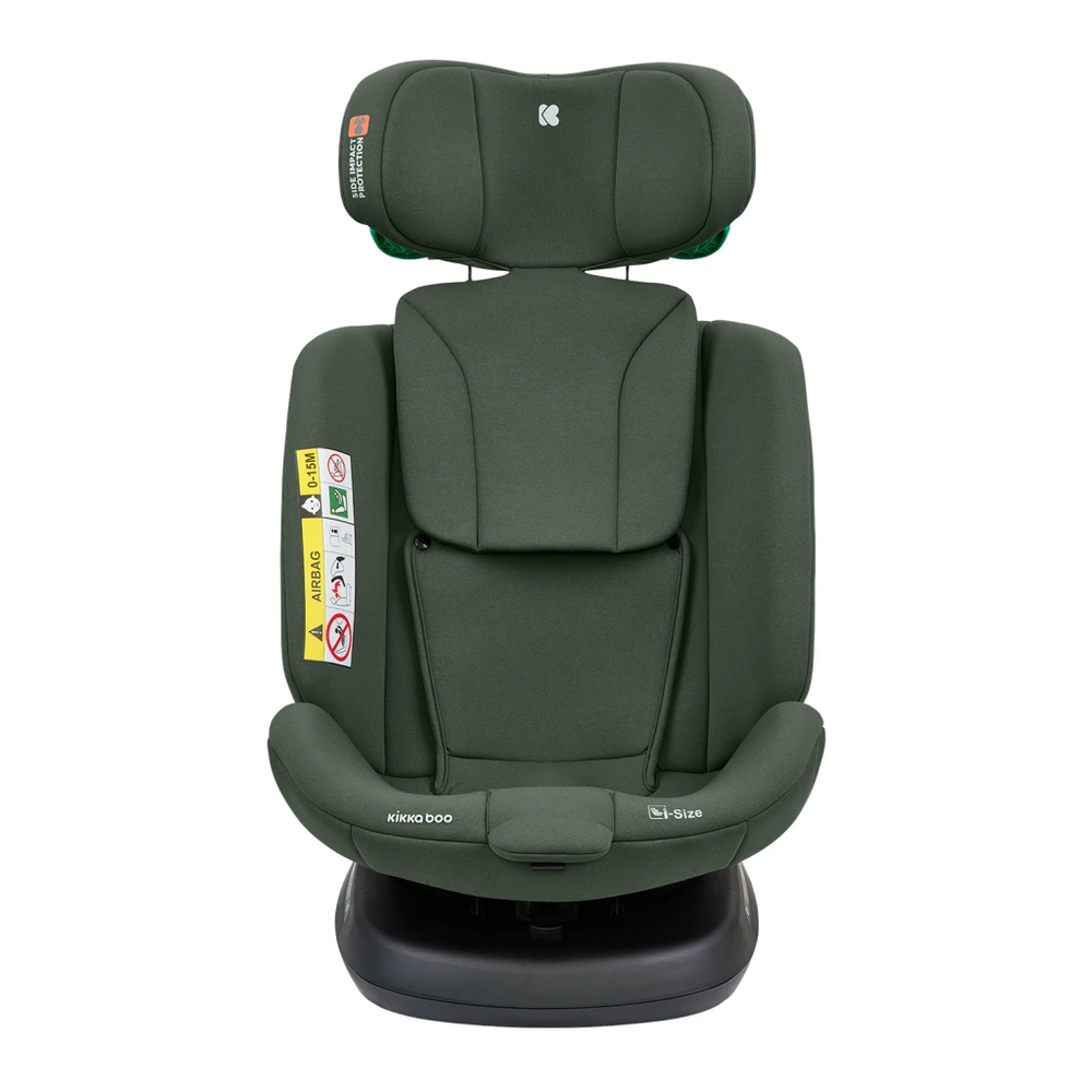 Kikka Boo Rotirajuća autosjedalica i-Defend 40-150cm i-Size Isofix, Army Green slika 4