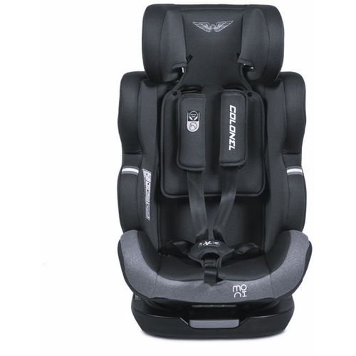 Moni Rotirajuća auto-sjedalica Colonel 0-36kg Isofix, Crna slika 3