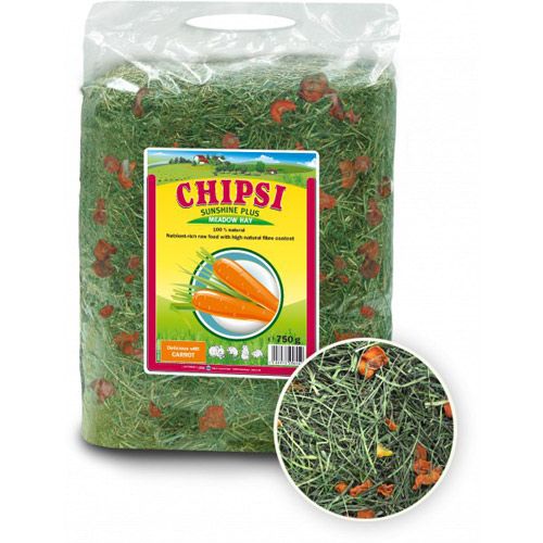 Chipsi Hay Carrots, seno za glodare 600 g slika 1