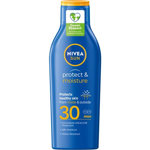 NIVEA SUN Protect & Moisture hidratantni losion za sunčanje SPF 30, 200 ml slika 1