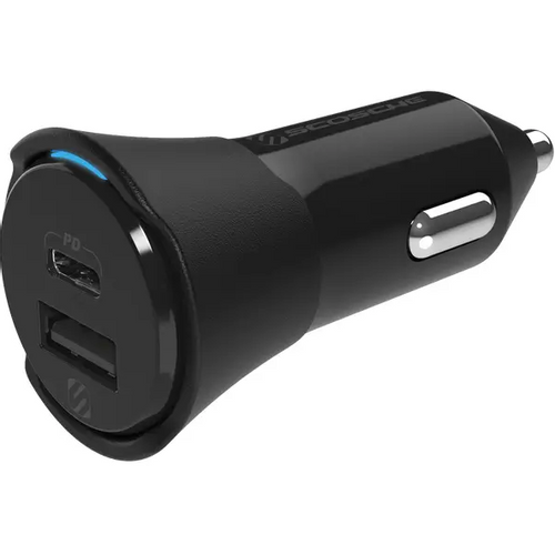 SCOSCHE, PowerVolt PD32, auto punjač, dual port 20W USB-C PD + 12W USB-A slika 1