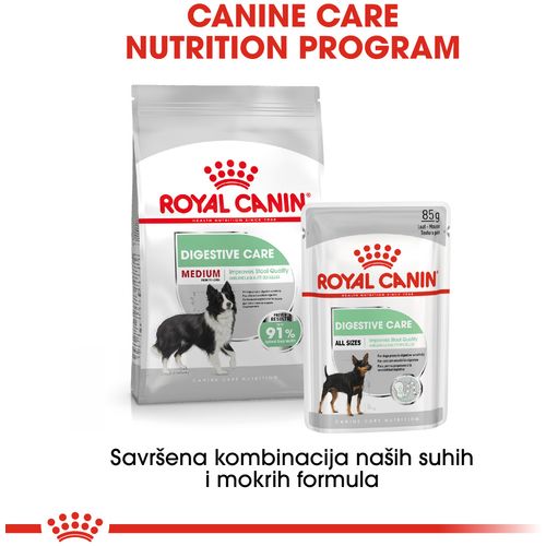 ROYAL CANIN CCN Medium Digestive, potpuna hrana za odrasle i starije pse srednje velikih pasmina (od 11 do 25 kg) - Stariji od 12 mjeseci - Psi skloni probavnim osjetljivostima, 3 kg slika 3