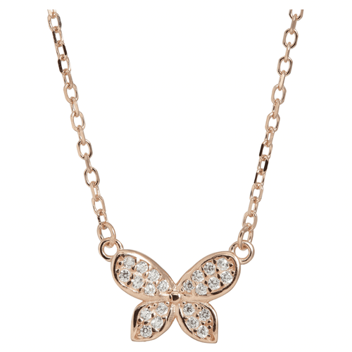 J&B Jewellery 925 Srebrna ogrlica Q3-Rose gold slika 1