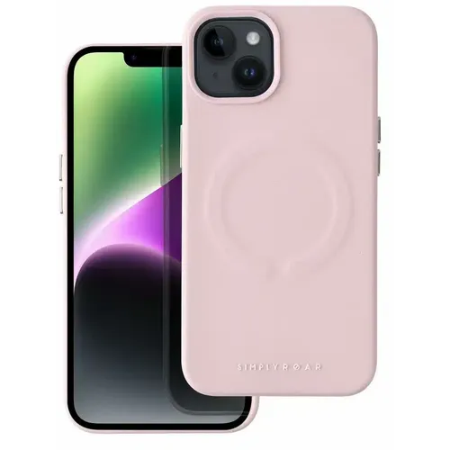 Roar kožna Mag Case maska kompatibilna s MagSafeom – za iPhone 12 Pro pink slika 2