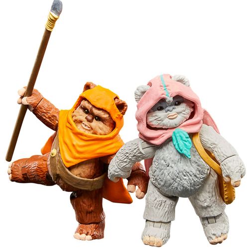 Star Wars Ewoks Wicket W Warrick & Kneesaa figures 9cm slika 2